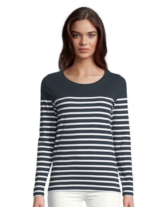 SOL'S Matelot Lsl Women T-Shirt personalisierbar