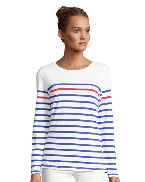 SOL'S Matelot Lsl Women T-Shirt personalisierbar