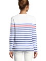 T-Shirts à personnaliser SOL'S Matelot Lsl Women White/Royal Blue/Red