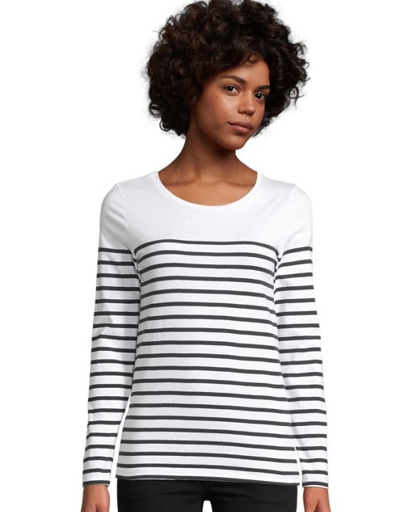 SOL'S Matelot Lsl Women T-Shirt personalisierbar