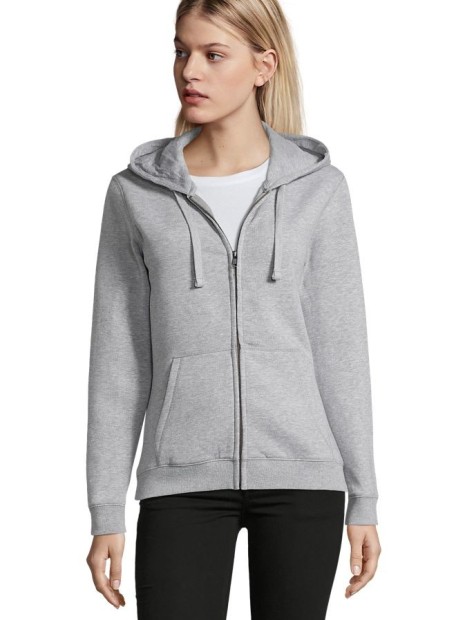 Sweat-shirts à personnaliser SOL'S Spike Women gris chiné