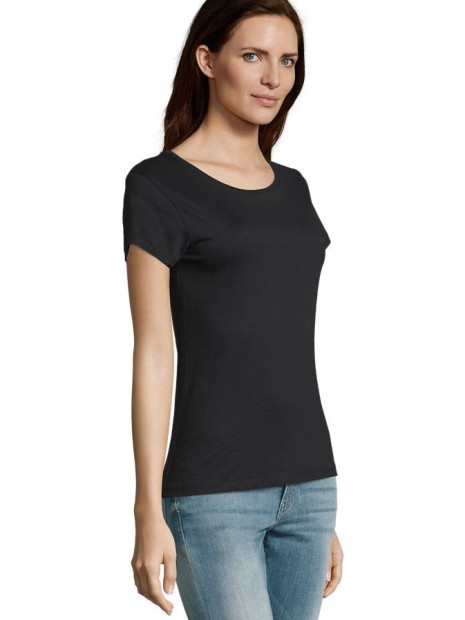 T-Shirts à personnaliser SOL'S Rtp Apparel Rtp Apparel Tempo 185 Women noir profond