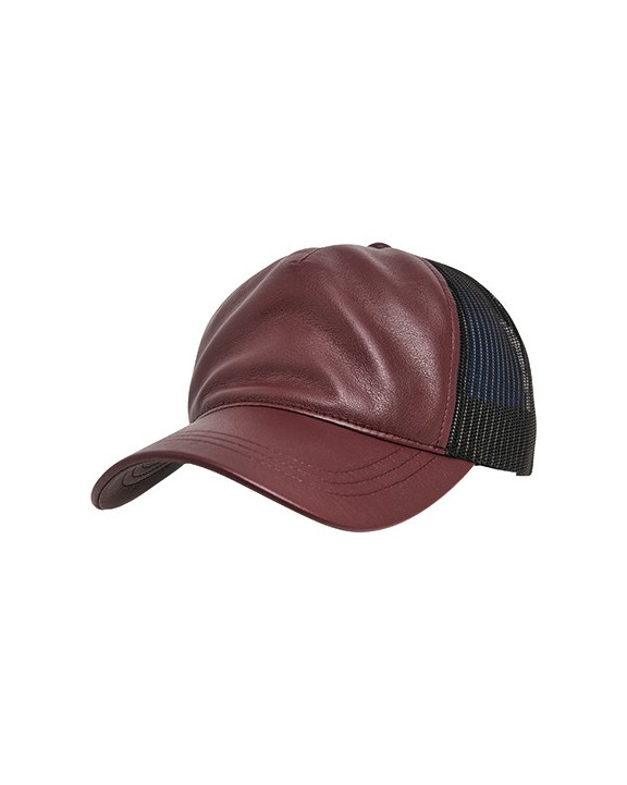 Petje FLEXFIT Leather Trucker Cap voor bedrukking &amp; borduring