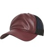 FLEXFIT Leather Trucker Cap Kappe personalisierbar
