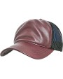FLEXFIT Leather Trucker Cap Kappe personalisierbar