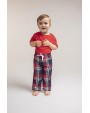 LARKWOOD Baby Tartan Trousers Hose personalisierbar