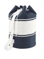 QUADRA Canvas Duffle NAVY/OFF-WHITE personnalisable