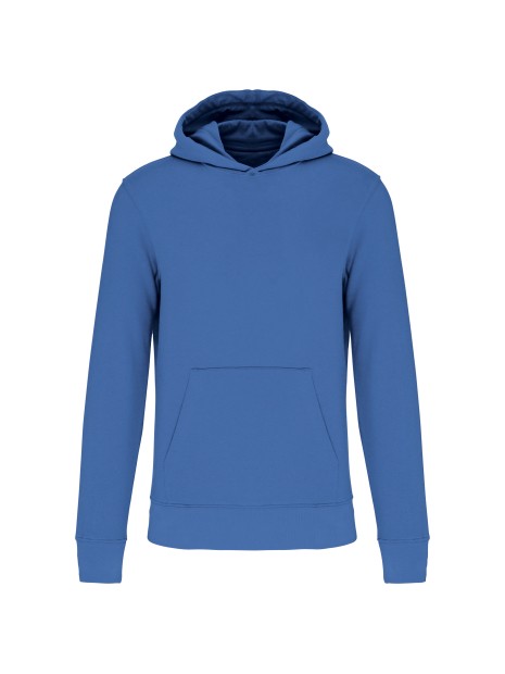 KARIBAN Sweat-shirt écoresponsable à capuche enfant bleu royal clair personnalisable