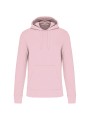 KARIBAN Sweat-shirt écoresponsable à capuche enfant rose pâle personnalisable