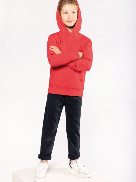 Sweat-shirts à personnaliser KARIBAN Sweat-shirt écoresponsable à capuche enfant 