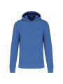 KARIBAN Sweat-shirt écoresponsable à capuche enfant bleu royal clair personnalisable