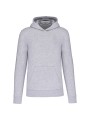 KARIBAN Sweat-shirt écoresponsable à capuche enfant gris oxford personnalisable