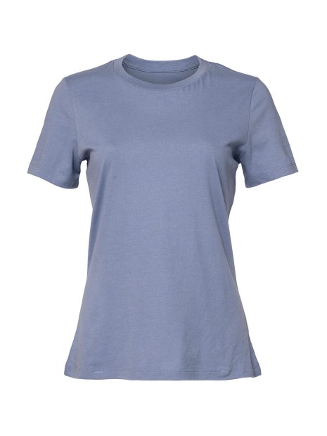BELLA-CANVAS WOMEN'S RELAXED JERSEY SHORT SLEEVE TEE lavender blue personnalisable