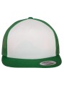 FLEXFIT Casquette Classic Trucker kelly / white personnalisable