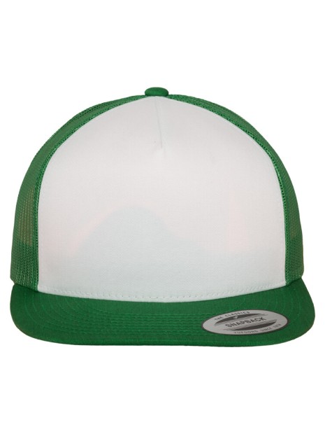 FLEXFIT Casquette Classic Trucker kelly / white personnalisable