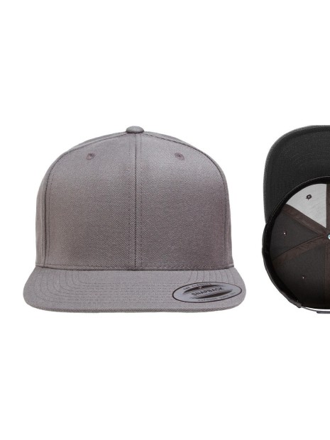 FLEXFIT Casquette CLASSIC SNAPBACK dark grey / dark grey personnalisable