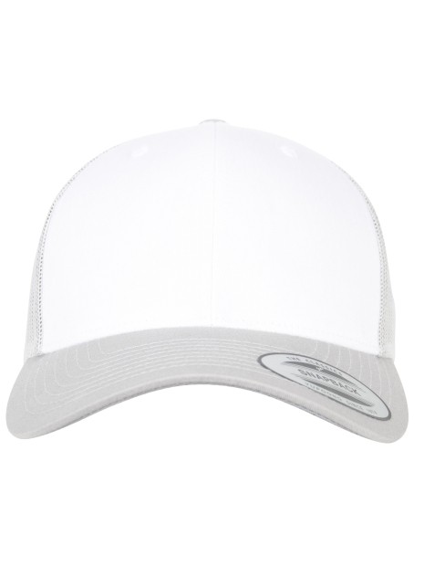 FLEXFIT Casquette Retro Trucker Colored Front silver/white/silver personnalisable