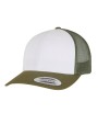 FLEXFIT Kappe Retro Trucker mit farbiger Vorderseite Kappe personalisierbar