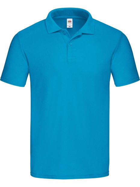 FOL Polo Homme Original bleu azur personnalisable