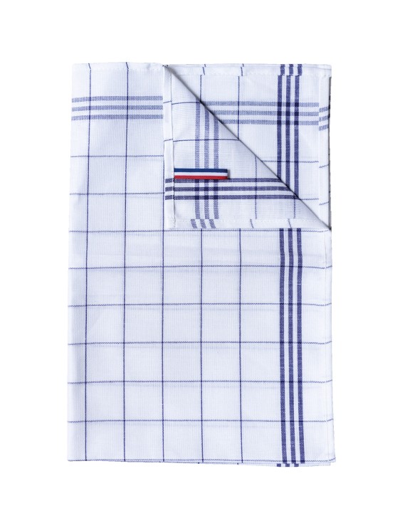 Produit éponge personnalisable KARIBAN Essuie-verres à carreaux Origine France Garantie