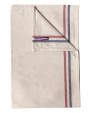 Produit éponge personnalisable KARIBAN Essuie-vaisselle 2 rayures Origine France Garantie