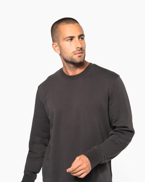 Sweat-shirt personnalisable KARIBAN Sweat-shirt écoresponsable col rond unisexe