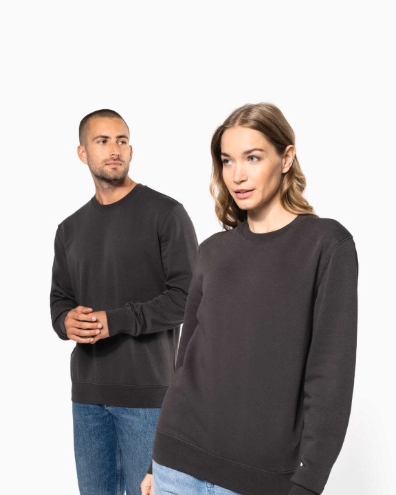 KARIBAN Umweltfreundliches Sweatshirt mit Rundhalsausschnitt Sweatshirt personalisierbar