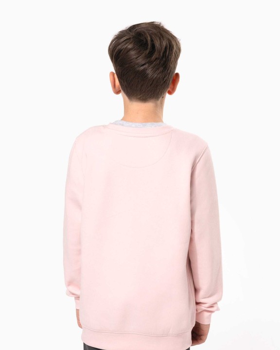 Sweat-shirt personnalisable KARIBAN Sweat-shirt écoresponsable col rond enfant