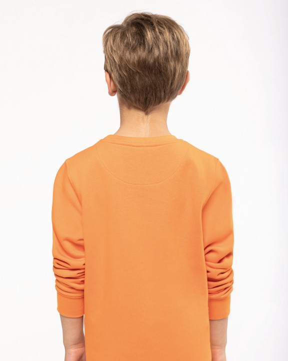 KARIBAN Umweltfreundliches Sweatshirt mit Rundhalsausschnitt für Kinder Sweatshirt personalisierbar
