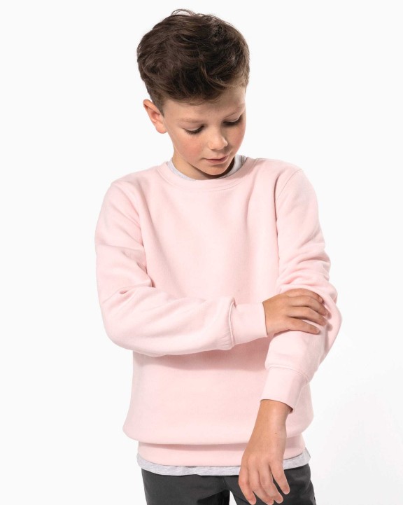 Sweat-shirt personnalisable KARIBAN Sweat-shirt écoresponsable col rond enfant