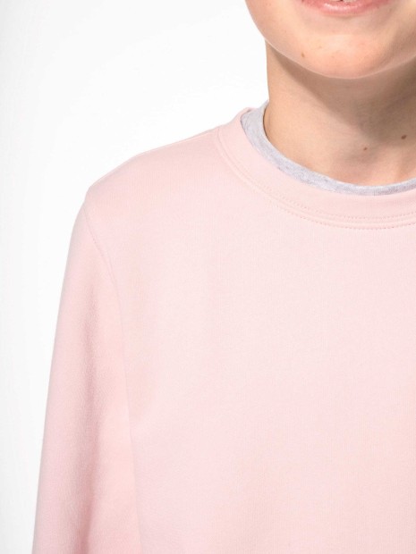 Sweat-shirts à personnaliser KARIBAN Sweat-shirt écoresponsable col rond enfant 