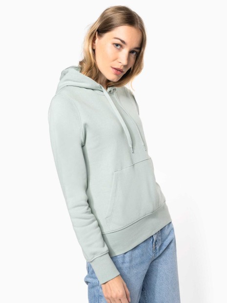 Sweat-shirts à personnaliser KARIBAN Sweat-shirt écoresponsable à capuche femme 