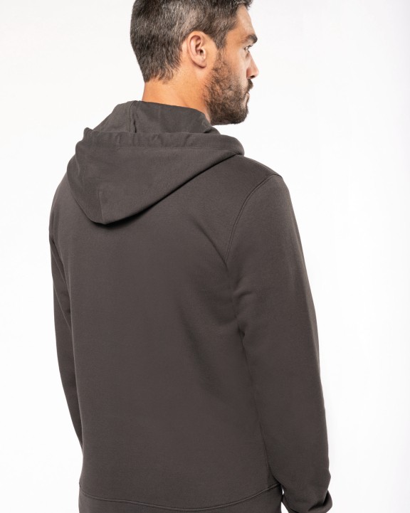 KARIBAN Umweltfreundliches Kapuzensweatshirt mit Reißverschluss Herren Sweatshirt personalisierbar