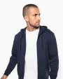 KARIBAN Umweltfreundliches Kapuzensweatshirt mit Reißverschluss Herren Sweatshirt personalisierbar