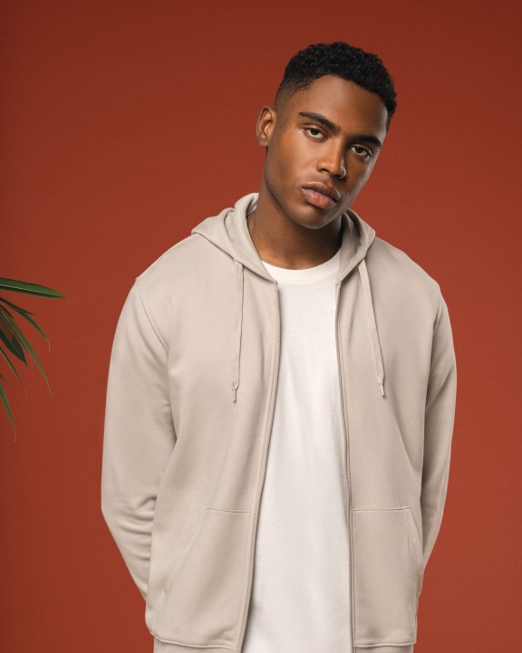 Sweat-shirt personnalisable KARIBAN Sweat-shirt écoresponsable zippé à capuche homme