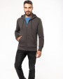 KARIBAN Umweltfreundliches Kapuzensweatshirt mit Reißverschluss Herren Sweatshirt personalisierbar