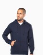 KARIBAN Umweltfreundliches Kapuzensweatshirt mit Reißverschluss Herren Sweatshirt personalisierbar