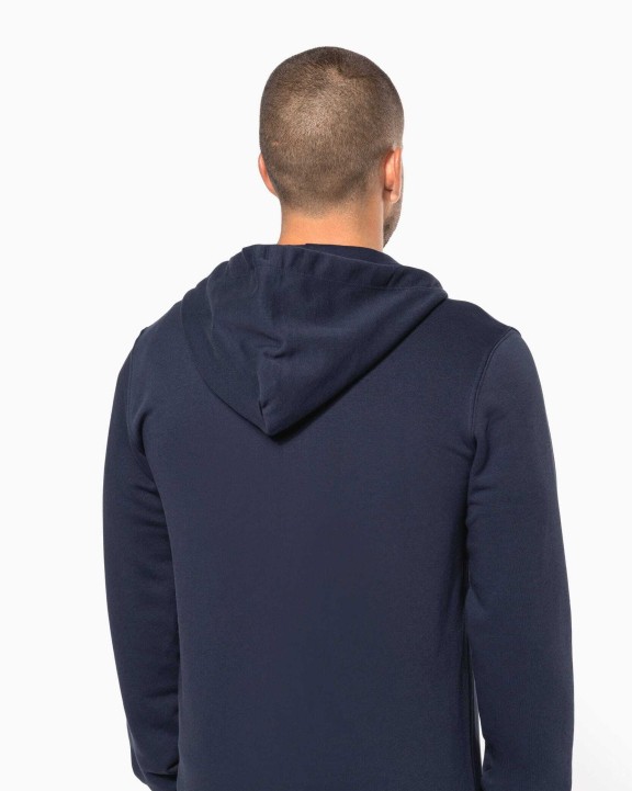 KARIBAN Umweltfreundliches Kapuzensweatshirt mit Reißverschluss Herren Sweatshirt personalisierbar
