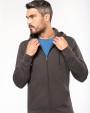 Sweat-shirt personnalisable KARIBAN Sweat-shirt écoresponsable zippé à capuche homme
