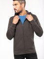 Sweat-shirts à personnaliser KARIBAN Sweat-shirt écoresponsable zippé à capuche homme 
