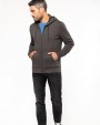 Sweat-shirt personnalisable KARIBAN Sweat-shirt écoresponsable zippé à capuche homme