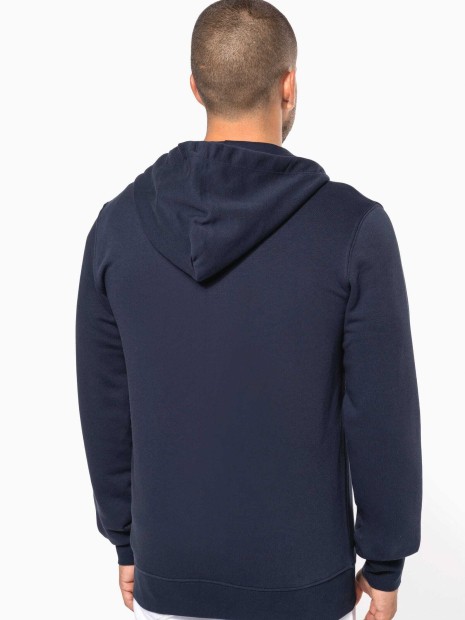 Sweat-shirts à personnaliser KARIBAN Sweat-shirt écoresponsable zippé à capuche homme 