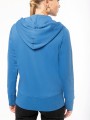 Sweat-shirts à personnaliser KARIBAN Sweat-shirt écoresponsable zippé à capuche femme 