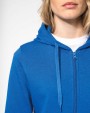 Sweat-shirt personnalisable KARIBAN Sweat-shirt écoresponsable zippé à capuche femme