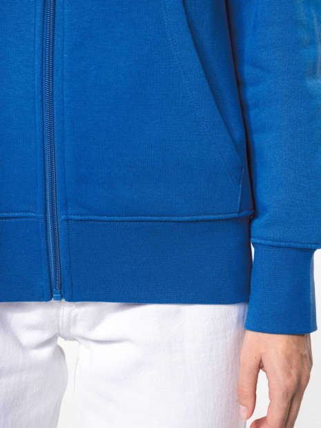 Sweat-shirts à personnaliser KARIBAN Sweat-shirt écoresponsable zippé à capuche femme 