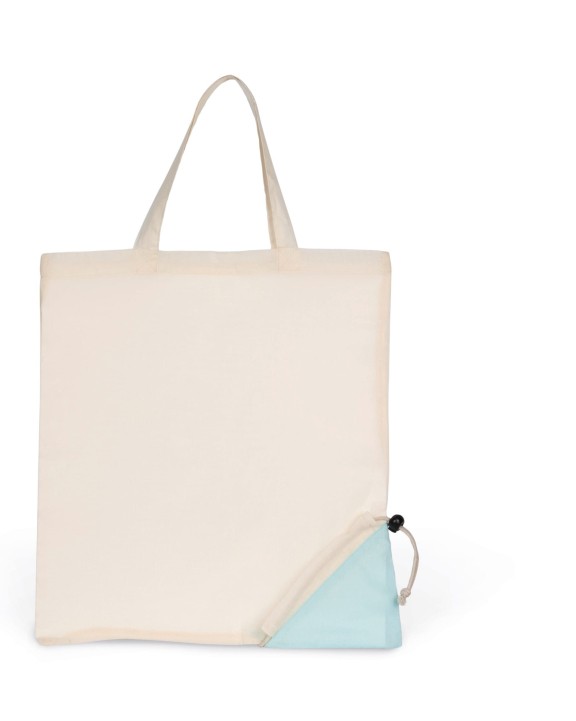 Tote bag KIMOOD Opvouwbare shopper voor bedrukking &amp; borduring