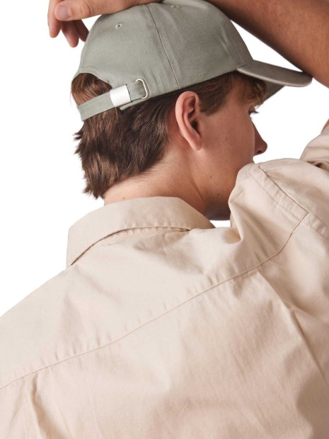 Casquettes à personnaliser K-UP Casquette en coton biologique à sandwich contrasté - 6 panneaux 