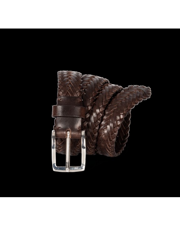 Accessoire K-UP Gevlochten, lederen riem voor bedrukking &amp; borduring