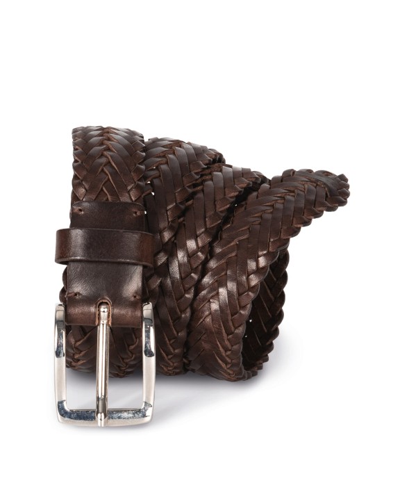 Accessoire K-UP Gevlochten, lederen riem voor bedrukking &amp; borduring