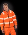 RESULT Sicherheitsjacke aus wattiertem, recyceltem Ripstop Jacke personalisierbar